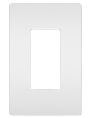 Mayer-DDS-radiant® 1-Gang Screwless Wall Plate, White-1