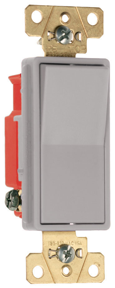 Mayer-DDS-20A 120V/277V Specification Grade Single Pole Decorator Paddle Switch, Gray-1