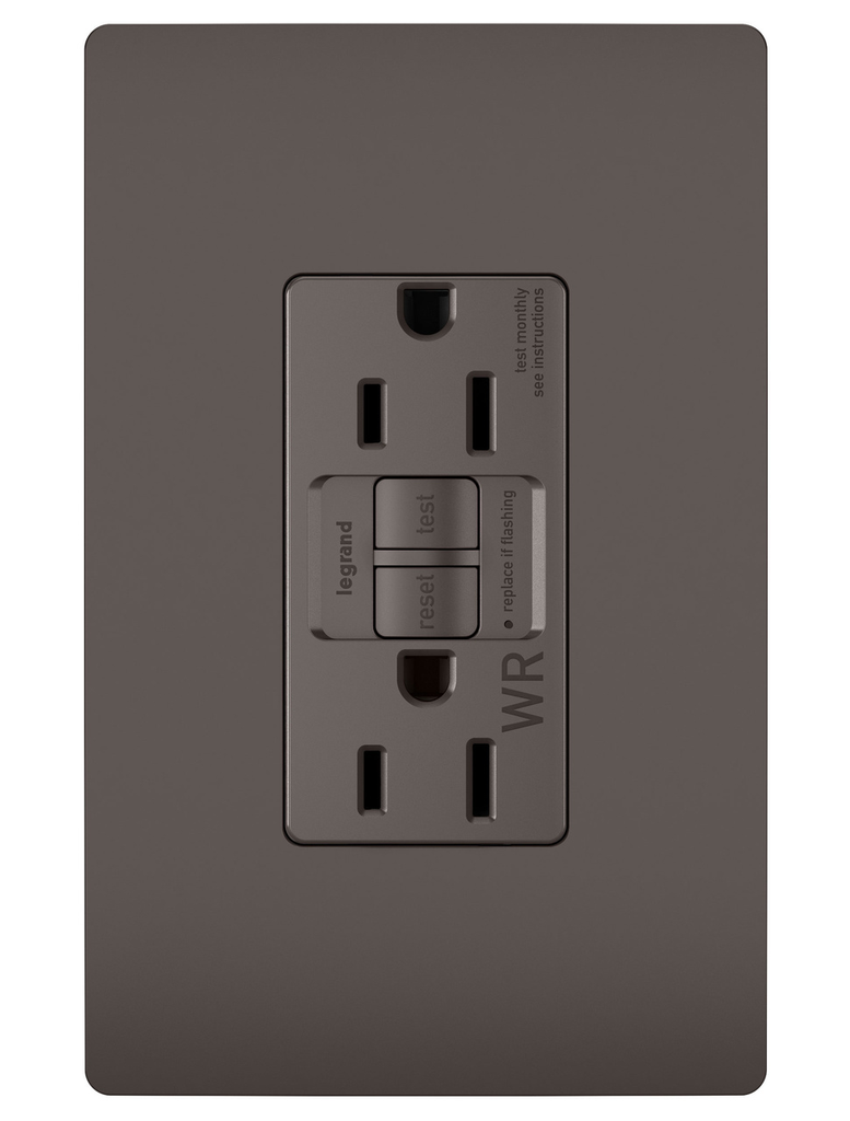 Mayer-DDS-radiant® Tamper-Resistant Weather-Resistant 15A Duplex Self-Test GFCI Receptacles with SafeLock® Protection, Brown-1