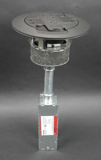 RC3ATCBK - RC3 Multi-Service Poke-Thru Assembly, Black