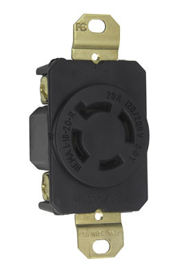 20A NEMA L1820 Single Receptacle
