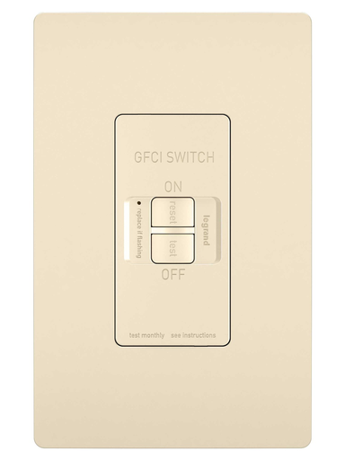 Mayer-DDS-radiant® Dead Front 20A Duplex Self-Test GFCI Receptacles with SafeLock® Protection, Light Almond-1
