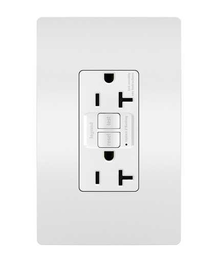 Mayer-DDS-radiant® 20A Duplex Self-Test GFCI Receptacles with SafeLock® Protection, White-1