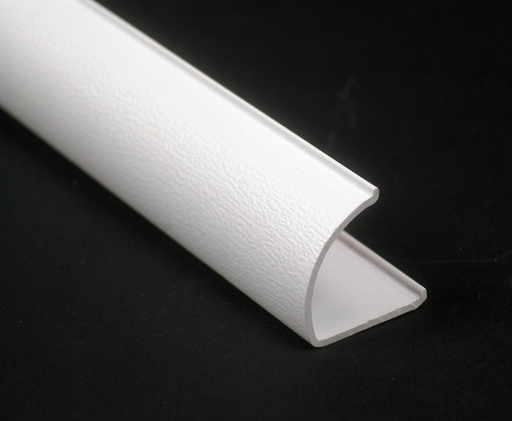 Product image for Wiremold 5000TWH 8 Foot x 15/16 x 3/4" White Non-Metallic Multiple Channel Raceway Quarter-Round Trim