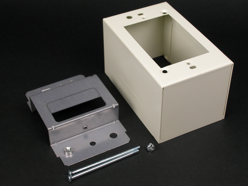 Product image for Wiremold 2444D-FW 2400-Series Device Box Fitting, Fog White