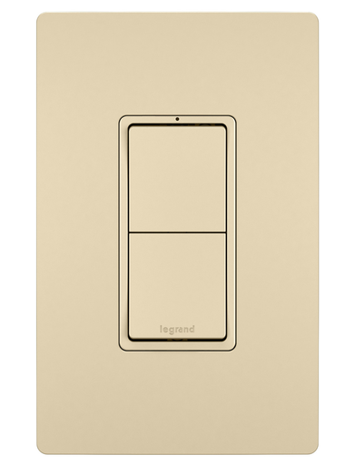 Mayer-DDS-radiant® Two Single-Pole Switches, Ivory-1