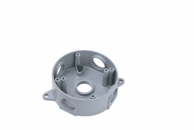 Mayer-DDS-Weatherproof Round Die-Cast aluminum Box, Gray-1