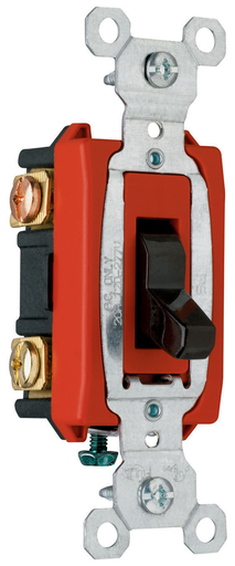 CSB20AC3 - Hard Use 20A Specification Grade Toggle Switch, Brown