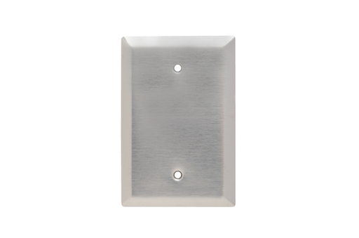 Mayer-DDS-Jumbo 1-Gang 302/304 Stainless Steel Wall Plate, Blank, Box Mounted-1