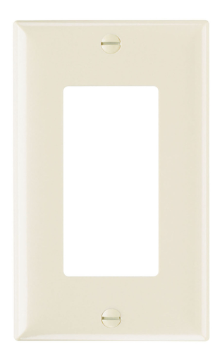 Mayer-DDS-1-Gang Thermoset Wall Plate, 1 Decorator Opening, Light Almond-1