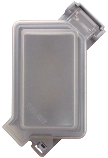 Mayer-DDS-1-Gang Extra-Duty While-In-Use Weatherproof Cover, Frosted Plastic-1