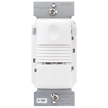 PW-301-W - Wattstopper® PIR Multi-Way Single-Relay Wall Mounted Occupancy Sensor, 800W at 120V/1200W at 277V, White