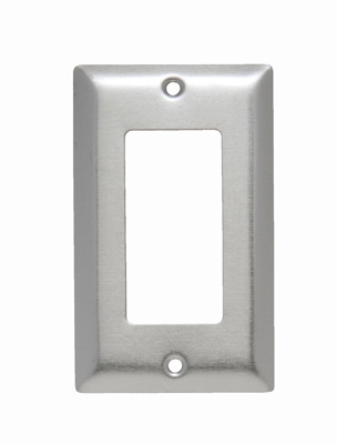 Mayer-DDS-1-Gang 302/304 Stainless Steel Wall Plate, 1 Decorator Opening-1