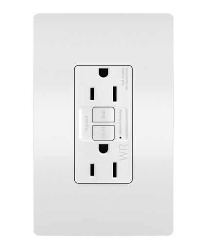 Mayer-DDS-radiant® Tamper-Resistant Weather-Resistant 15A Duplex Self-Test GFCI Receptacles with SafeLock® Protection, White-1
