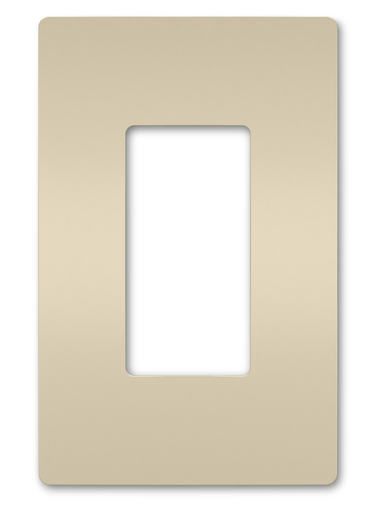 RWP26LA - radiant® 1-Gang Screwless Wall Plate, Light Almond