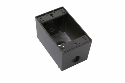 Mayer-DDS-Weatherproof One Gang Deep Box, Gray-1