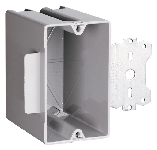 S1-22-S50 - Deep Wood and Steel Stud Bracket Box with Quick/Click