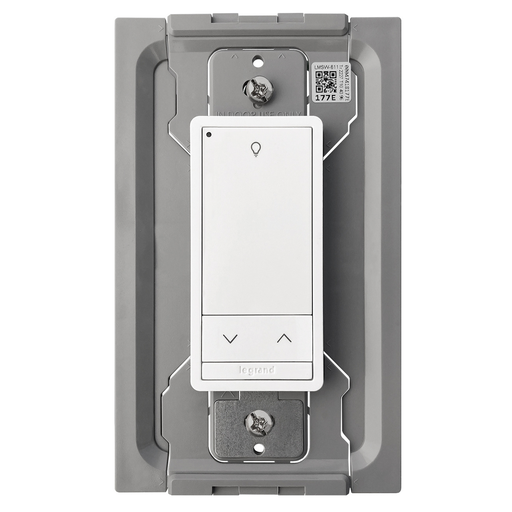 LMSW-611-S-W - Digital Lighting Management Wireless Slim Switch, White