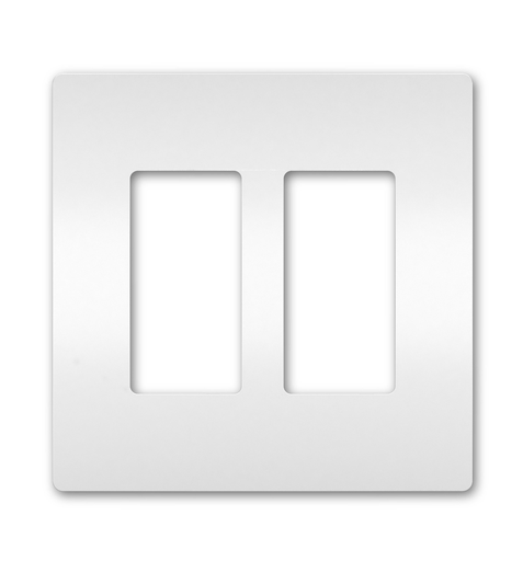 RWP262W - radiant® 2-Gang Screwless Wall Plate White