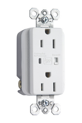 5262-WSP - 15A 125V Extra Heavy Duty Spec-Grade Surge Protective Duplex Receptacle, White
