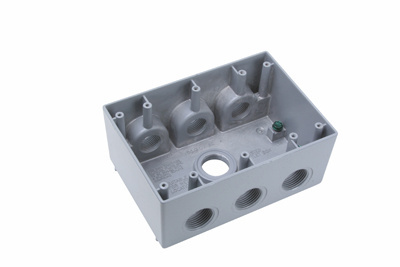Product image for P&S WPB373 WP BOX 3G 7 HOLE 3/4