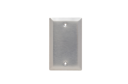 Mayer-DDS-1-Gang 430 Stainless Steel Wall Plate, Blank Box Mounted-1
