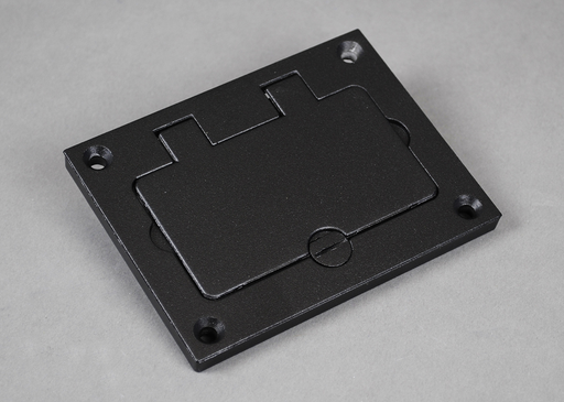 828GFITCAL-BK - Omnibox® Rectangular Black GFI Cover Plate