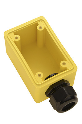 Product image for P&S FD13 YEL BACK BOX,DEEP,1IN SNG