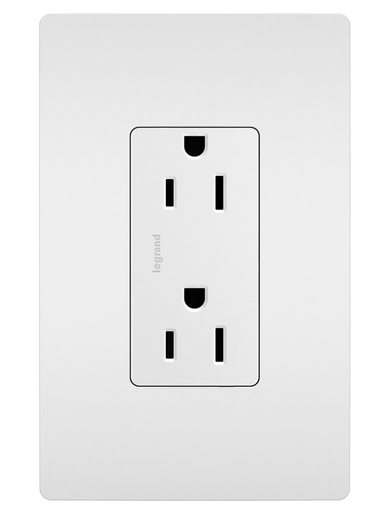 Mayer-DDS-radiant® Tamper-Resistant Outlet, White-1