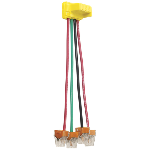 Picture of PTS6-STR4BP - PlugTail® Switch Right Angle with WAGO Connector 4-Wire, 6-in Stranded THHN12