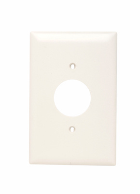 Product image for Pass & Seymour TPJ7-LA 1Gang Wall Plate, Single Receptacle, Nylon, Jumbo - Light Almond