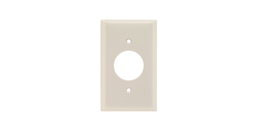 Mayer-DDS-1-Gang Thermoset Wall Plate, Single Receptacle Opening, Light Almond-1