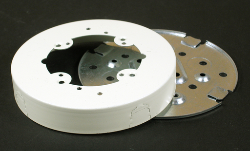 Mayer-DDS-Wiremold 500/700 Series Solid Base Fixture Box Fitting, Ivory-1