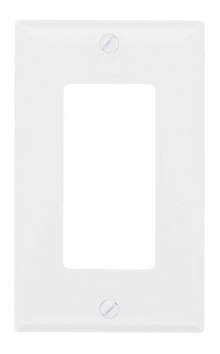 Picture of SP26-W - 1-Gang Thermoset Wall Plate, 1 Decorator Opening, White