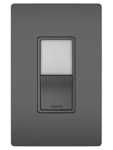 Mayer-DDS-radiant® Single Pole/3-Way Switch with Night Light, Black-1
