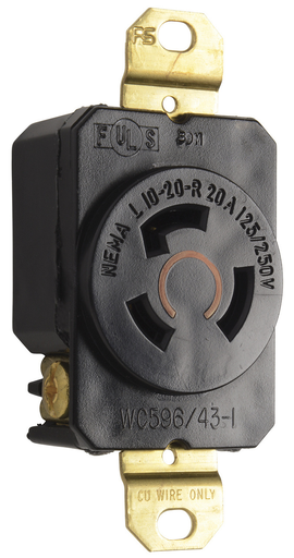 20A NEMA L1020 Single Receptacle