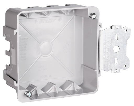 S44-21-SAC - 4-in Square box with Threaded Mounting Holes