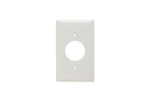 Mayer-DDS-1-Gang Thermoset Wall Plate, Single Receptacle Opening, White-1
