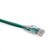 eXtreme Cat 5e SlimLine Boot Patch Cord, 7 ft, Green
