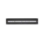 Cat 5e QuickPort Patch Panel, 48-Port, 2RU. Cable Management bar included.