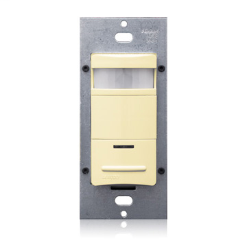Product Family: Lev-Lok, Product Line: MDS15, Technology: Passive Infrared, Coverage (Sq.Ft.): 2100 Sq. Ft., Self-Adaptive Technology: Yes, Switch Type: Single-Pole, Neutral Wire Connection: Required, Device Type: Occupancy Sensor, Color: Ivory, Mounting: