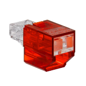 Port Blocker, Secure RJ, Red color transparent