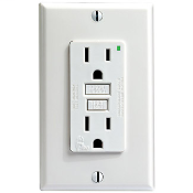 Product image for LEV 7599-W WHT 15A SL PRO GFCI