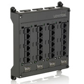 Twist & Mount Patch Panel, (24) Cat 5e ports