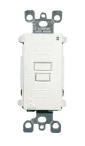 Product image for LEV 7590-I 20A 125V SMART-LOCK GFCI RC RED/BLACK