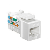 HOME 6 Snap-In Jack, T568A Wiring, White