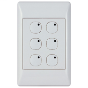 Omni-Bus 6-Button, Hardwired, White
