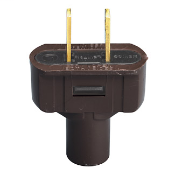 48643, Brown, 125 Volt, Vinyl, 15 Amp, 2 Wire, 2 Pole