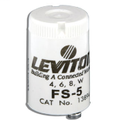 Fluorescent starter; 4, 6 and 8W; FS-5.