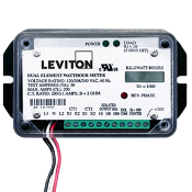 Mini Meter Submeter, Dual Element, No Enclosure, 120/240V, 2PH, 3W, 1.0 kWh Self-Contained LCD Counter, 200:0.1, Electric Meter: Yes, Title 24 compliant, ASHRAE 90.1 compliant